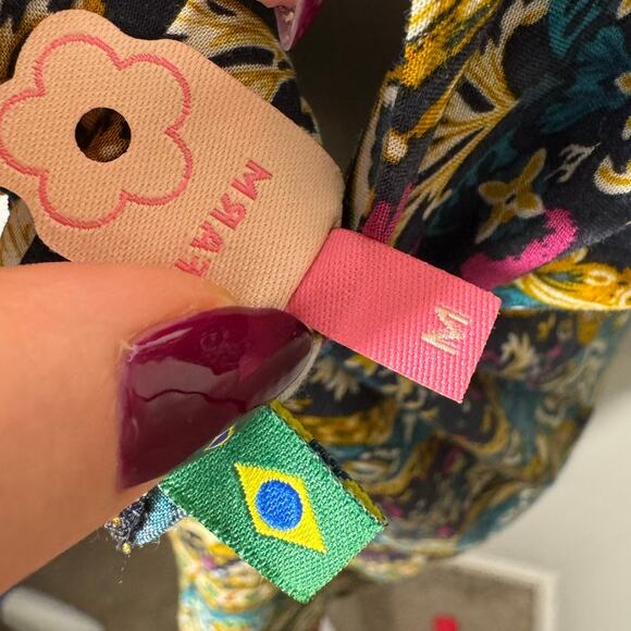 Farm Rio Printed Mini Dress Size Medium - Picture 6 of 6